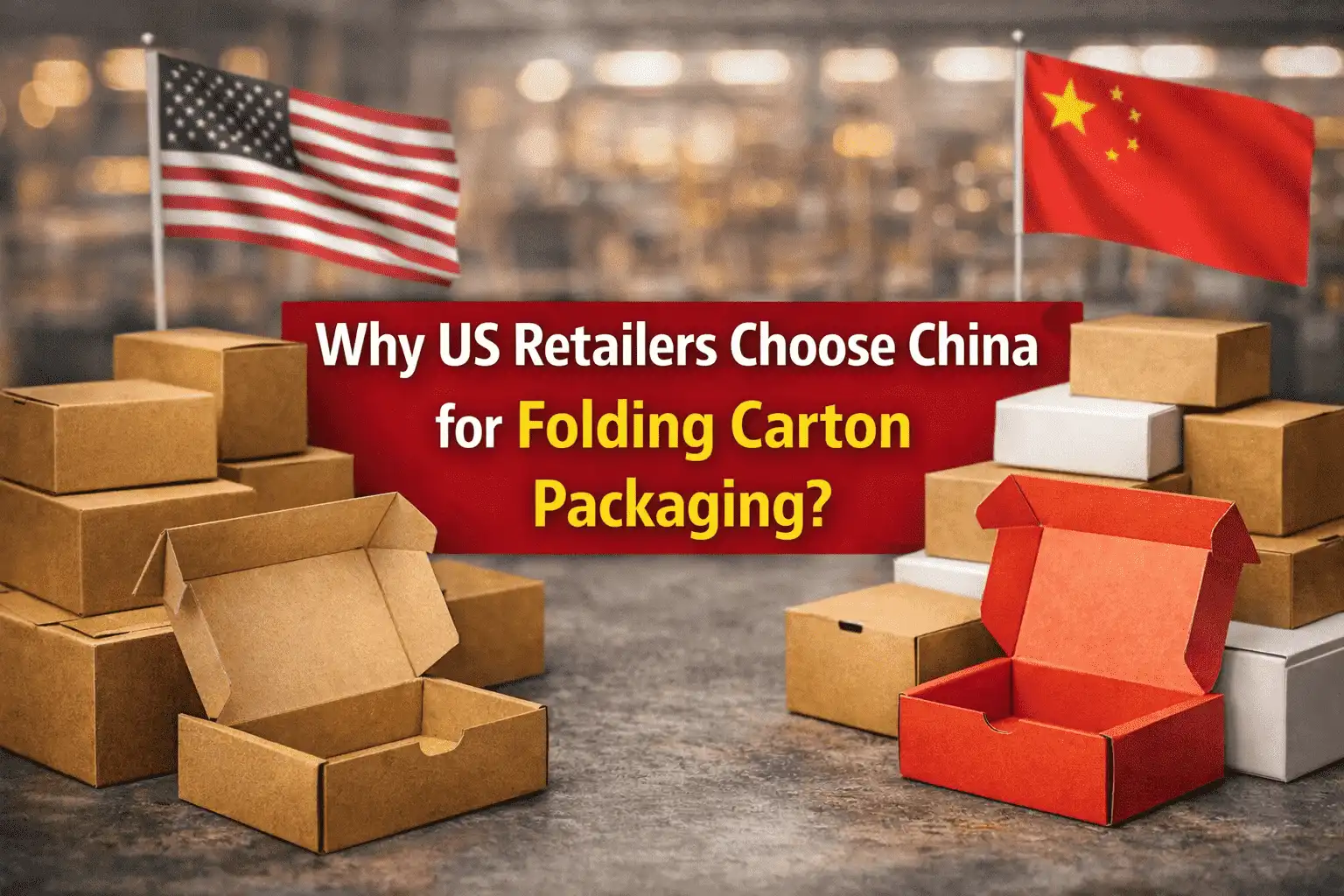 Why US Retailers Choose China for Folding Carton Packaging?